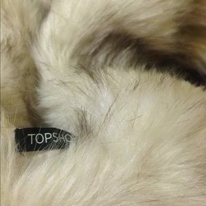 Topshop fancy faux fur scarf